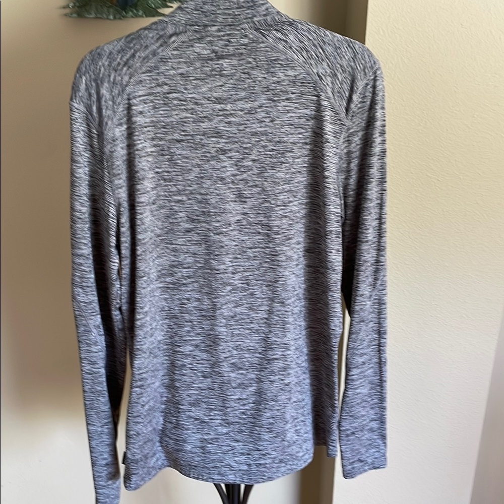 Gray Jockey Sport Large 1/4 Zip Pullover - Picture 3 of 6